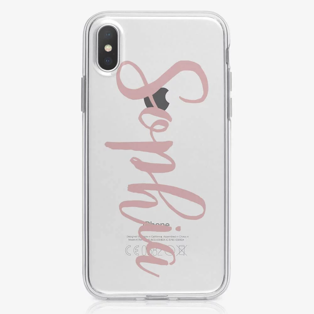 iPhone X Clear Soft Silicone Gel Case Wrappz