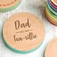 'Dad, You Are Tea-Riffic' Coaster For Fathers Day