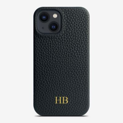 iPhone 13 Mini Genuine Leather Monogram Case