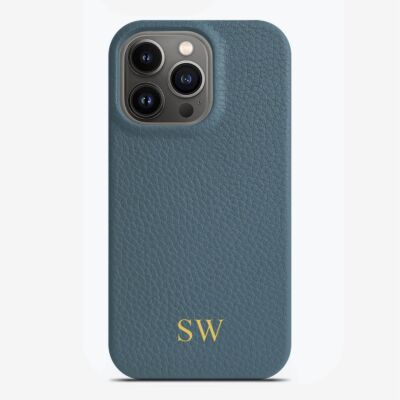 iPhone 13 Pro Genuine Leather Monogram Case