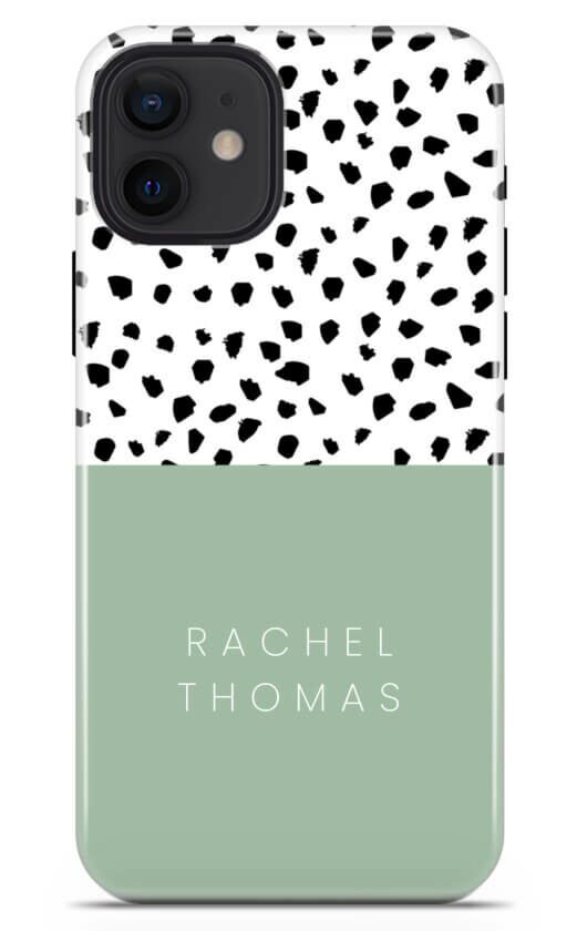 Sage Green Animal Spot Pattern