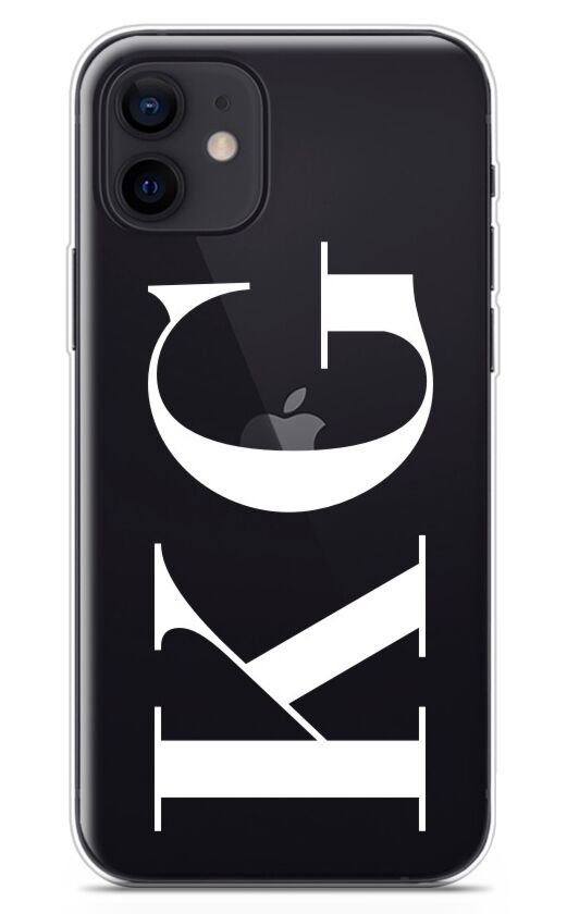 Vertical Initials Clear