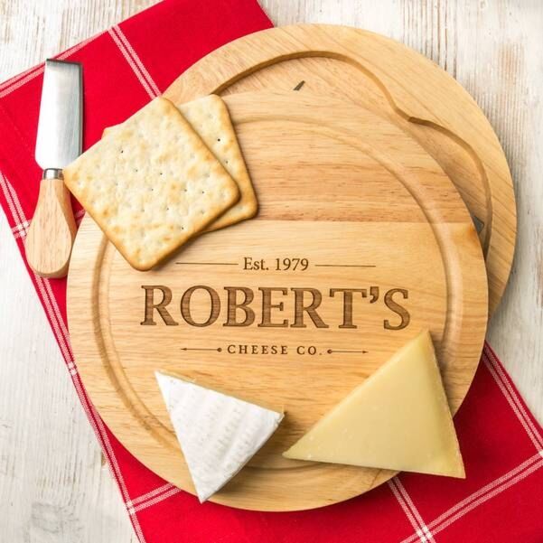 Personalised Vintage Inspired Cheese Board Set