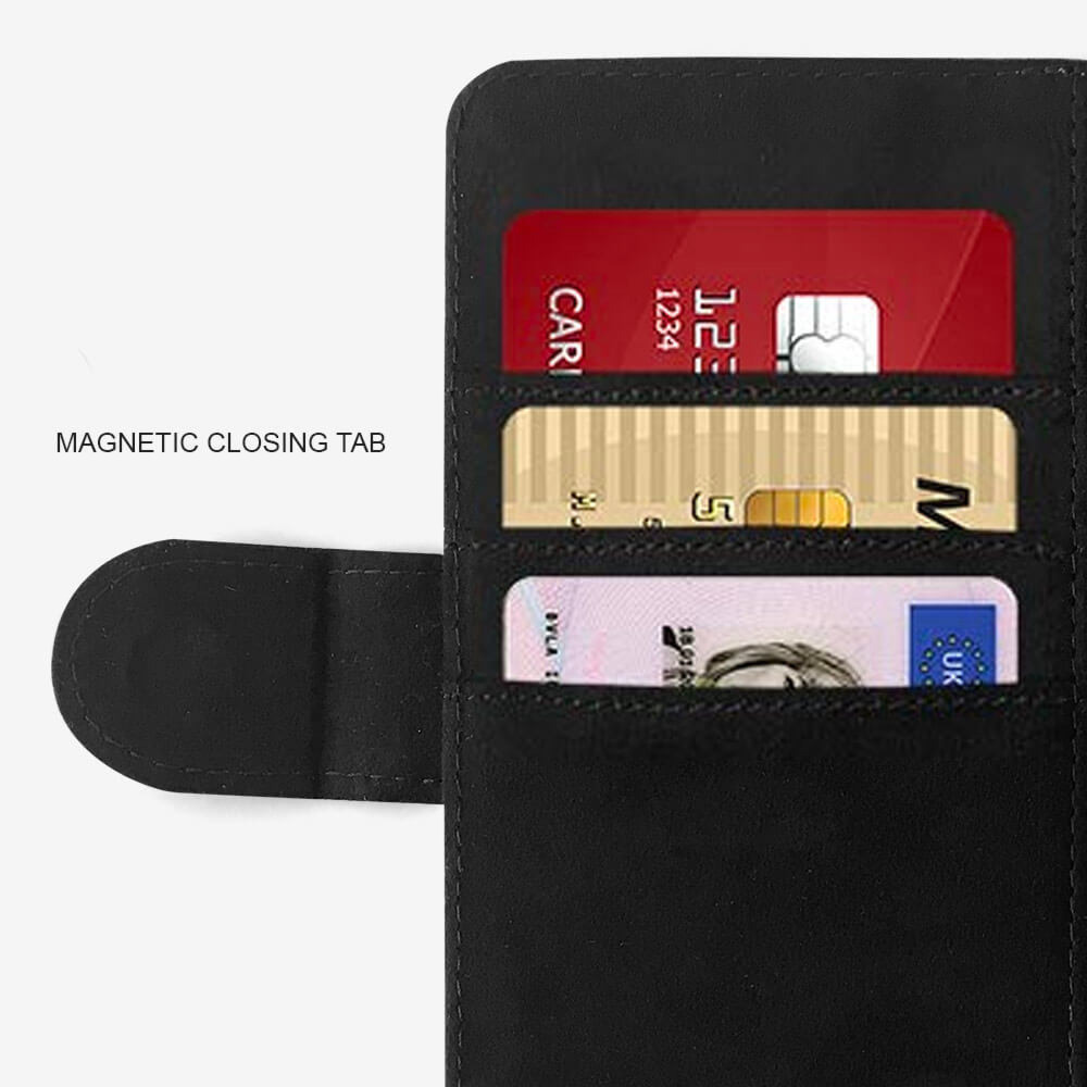 Personalised Flip/Faux Leather Phone Cases iPhone & Samsung Wrappz