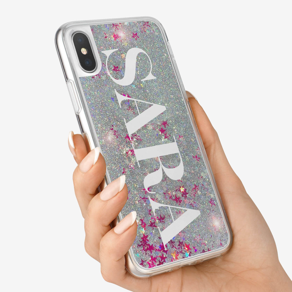 Glitter phone cover discount