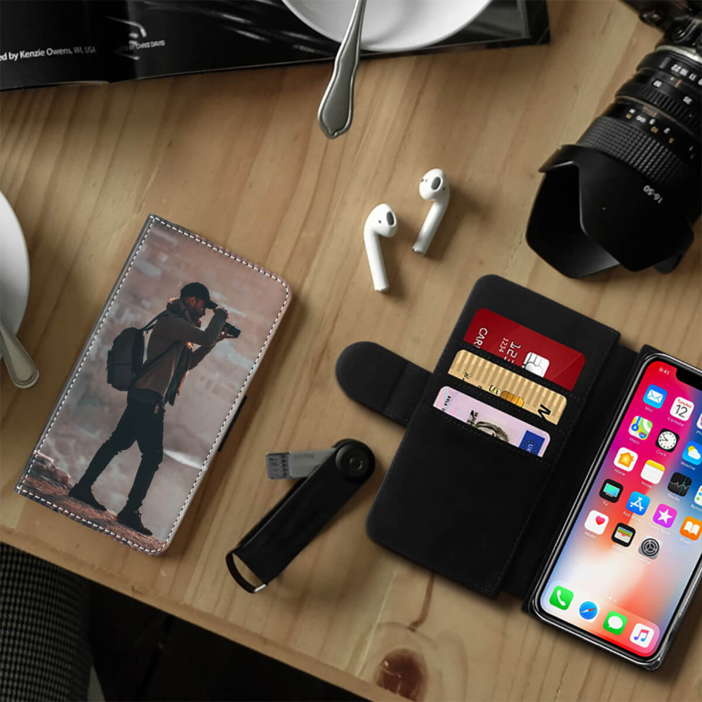 Personalised Flip & Faux Leather Phone Cases