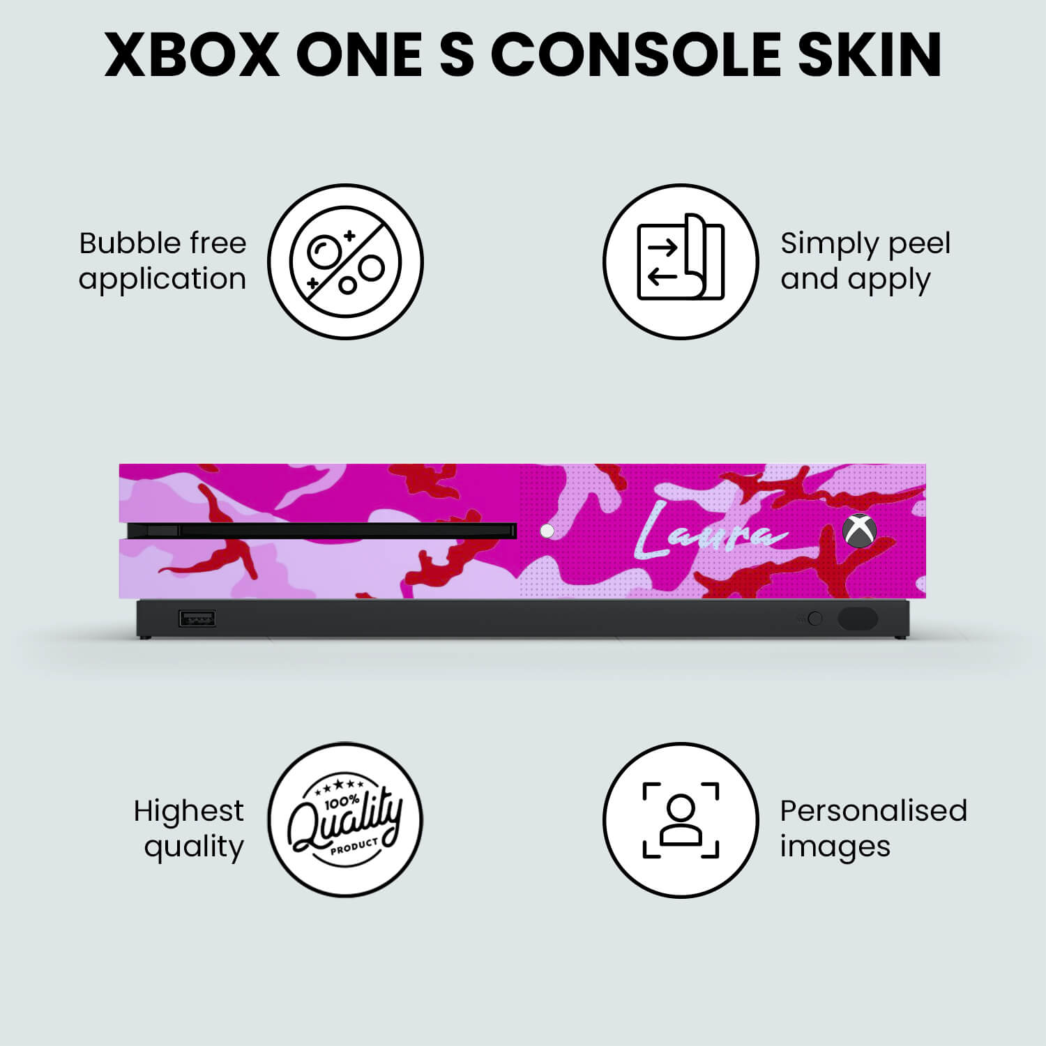 Custom Xbox One S Console Skin Wrappz