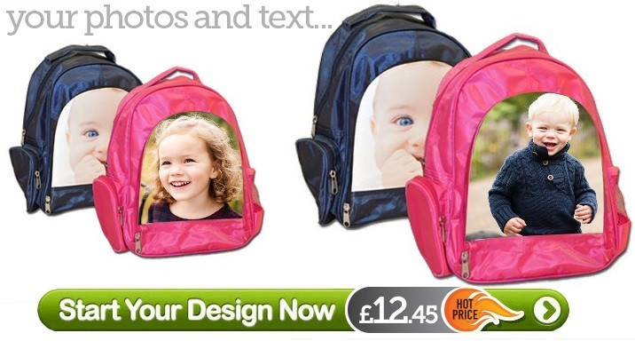 personalised kids backpacks design