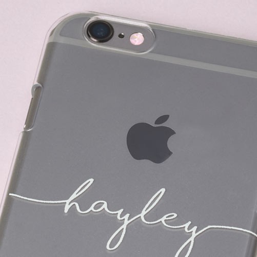 Personalised Clear Hard Phone Cases Personalised Clear Hard Phone Cases